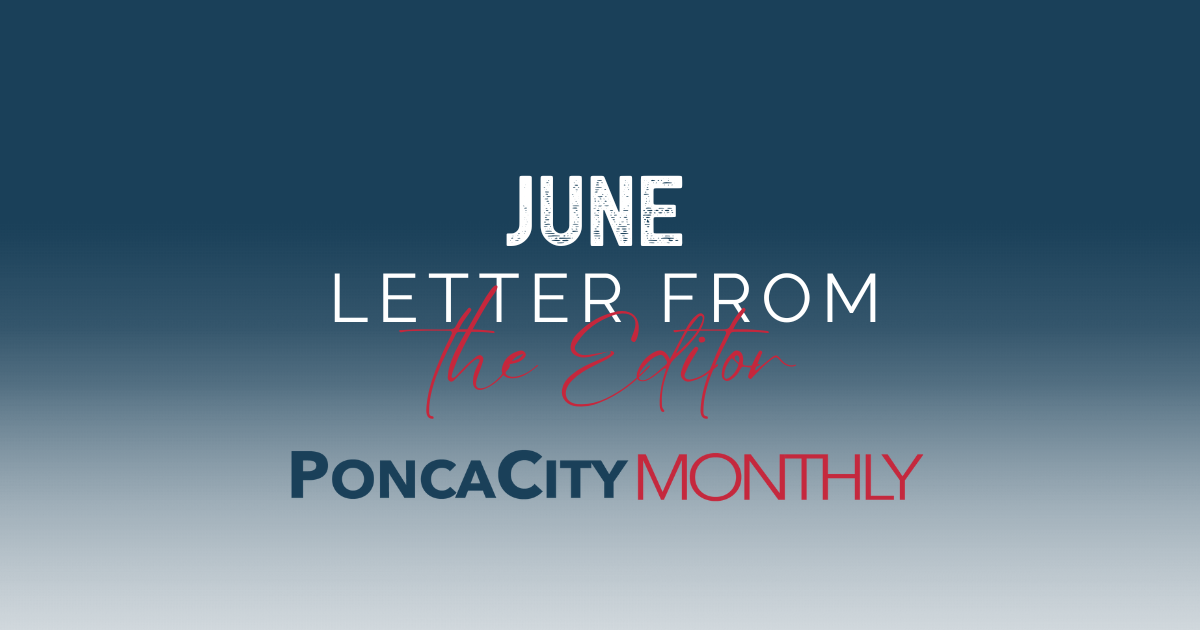 June Letter from the Editor