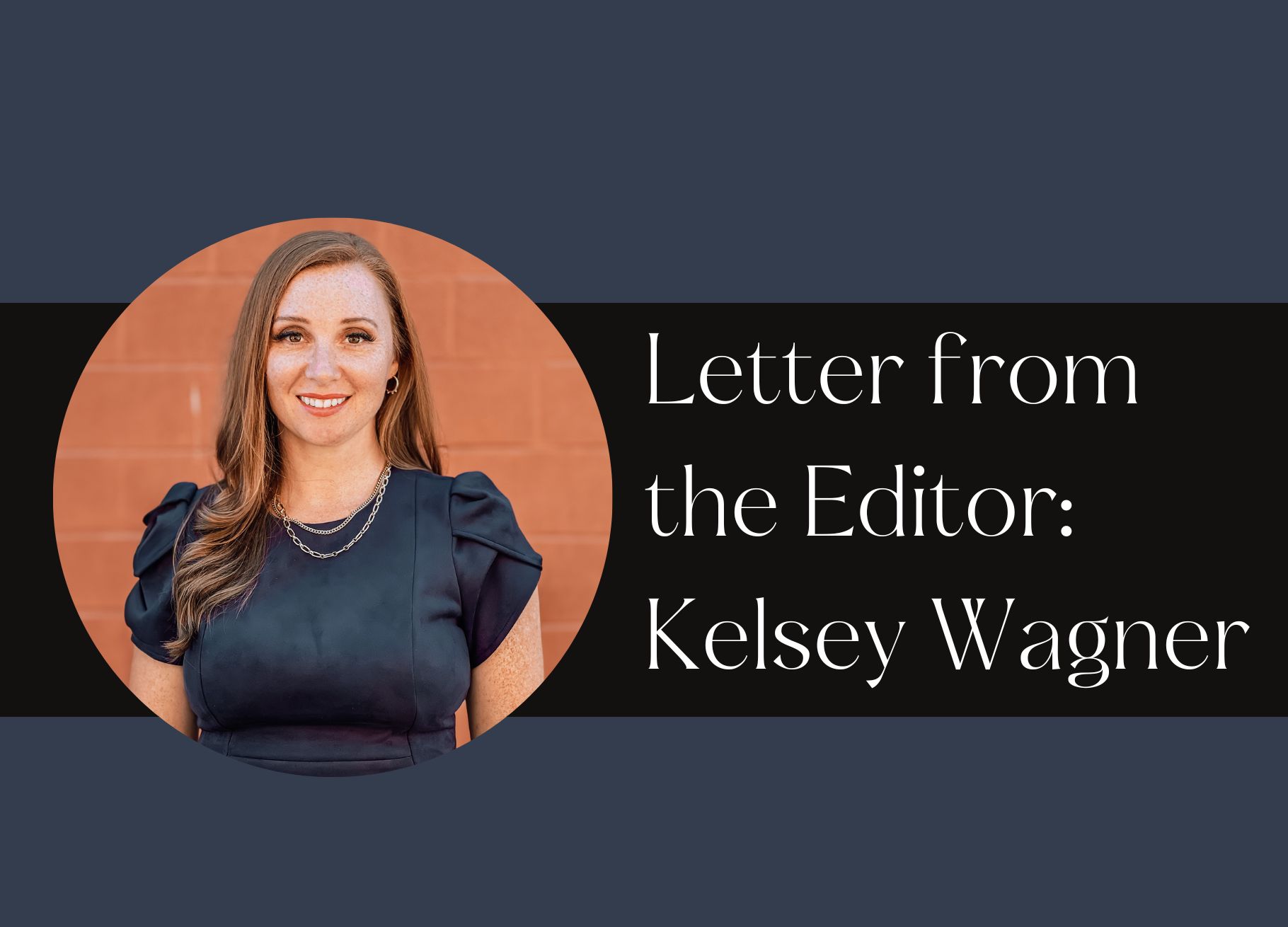 December Letter from the Editor