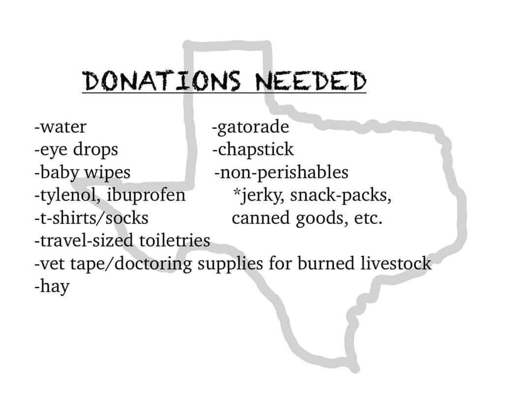 Donations Being Accepted for Texas Panhandle Firefighters